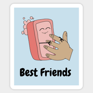 Soap Hand Best Friends Sticker